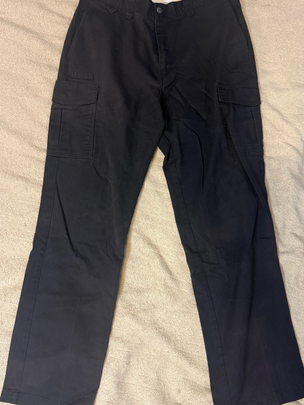 Dickies Black Men's Cargo Pants with Side Utility Pockets